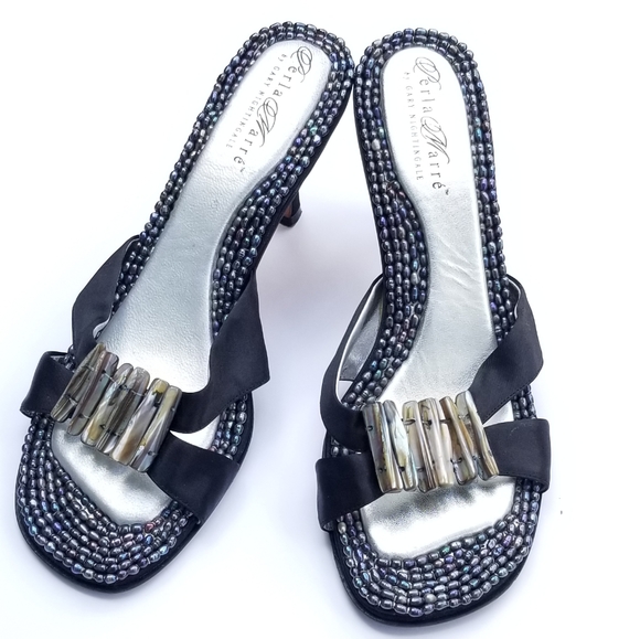 Womans Italian Leather Perla Marrè Sz 7 - Picture 2 of 7